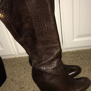 Tory Burch wedge boots